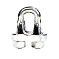 Koch Campbell Polished Stainless Steel Wire Rope Clip T7633004